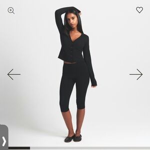 Skims | cashmere | Button-Up Cardigan Medium